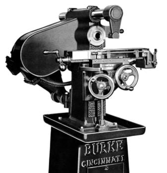 U.S. Burke Cincinnati No. 4 Horizontal Milling Machine