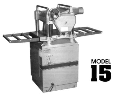 POWERMATIC Model 15 Wood Planer Instructions and Parts 