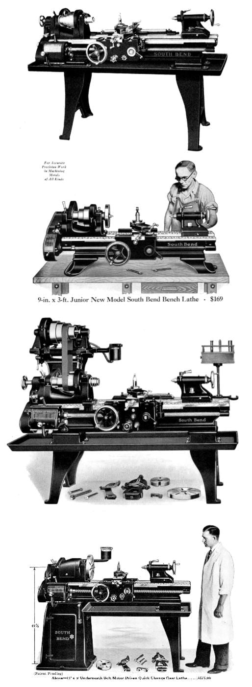 Early South Bend Lathes Manuals