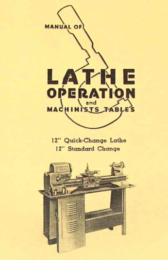 LEBLOND 12"14"16"18" Engine Metal Lathe Operator Parts Manual | Ozark